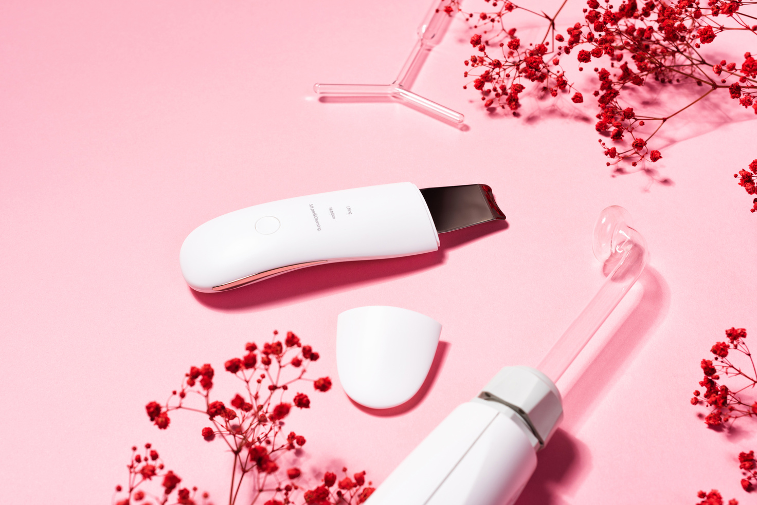 Ultrasonic water peeling and high-frequency beauty home devices